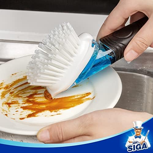 Recargas de Cepillo de Platos con Dispensador de Jabón MR.SIGA, Paquete de 4 - imagen 7