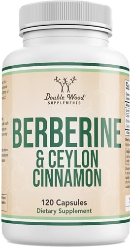 Berberina con Canela de Ceilán - 120 Cápsulas para Metabolismo y Salud Metabólica, Probado por Terceros, Vegano, No Transgénico, Sin Gluten de Double - imagen 1