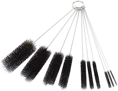 Cepillo de Popote Largo, Limpiador de Tubos de Nylon 8.2 pulgadas, Set de 10 con 10 Diámetros Diferentes - imagen 2