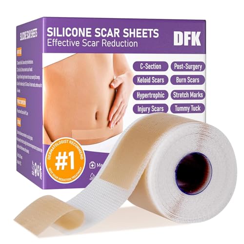 Tiras de Silicona para Cicatrices, Rollos de 1.6x 118 (3M), Reutilizables, Suaves para Cicatrices Quirúrgicas, Keloides, Acné, Quemaduras y Cesáreas - imagen 1