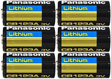 Batería de Litio Panasonic CR123 CR123A 3V, Paquete de 6 Piezas (1 Paquete) - imagen 1