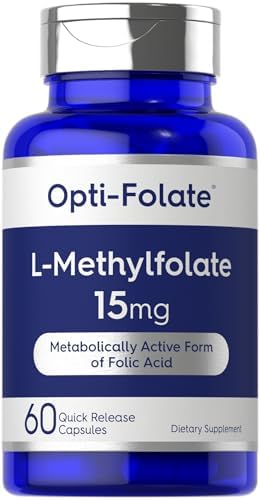 Carlyle L Methylfolato 15mg | 60 Cápsulas | Máxima Potencia | Optimizado y Activado | Sin OGM, Libre de Gluten | Methyl Folate, 5-MTHF | por - imagen 1