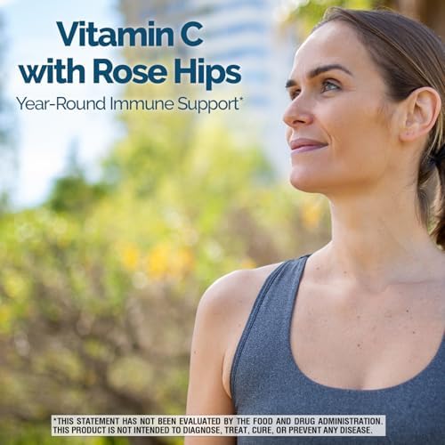 Tabletas de Vitamina C 1000 mg con Rosa Mosqueta de Nature's Wonder para la Salud Inmunológica, 250 Porciones, 250 Conteo - imagen 6
