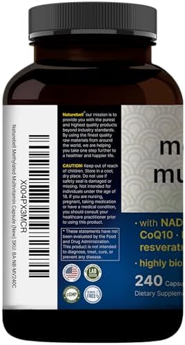 Multivitamínico Metilado para Hombres y Mujeres, 240 Cápsulas | Fórmula 27 en 1 con Vitaminas B, C, D3, K2, NAD, NAC, CoQ10, Resveratrol, Magnesio, - imagen 7