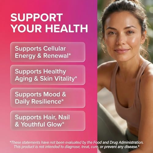 Suplemento de NAD+ Resveratrol para Mujeres con Turmeric, Vitamina C, Acai, Granada, Colágeno, Fisetina y Berberina - 90 Cápsulas Clean Nutra - imagen 2