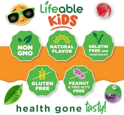 Lifeable Zinc para Niños | 25mg | Gomas de Zinc con Sabor Natural | Suplementos Vegetarianos Sin Gluten y No Transgénicos | Apoyo Inmunológico | 90 - imagen 4