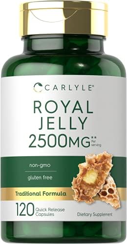 Suplemento de Jalea Real Carlyle | 120 Cápsulas | Fórmula Herbal Tradicional | Sin OGM y Libre de Gluten - imagen 1