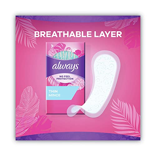 Always 10796PK Protectores Diarios Delgados, Regular, 120 Piezas/Paquete - imagen 2