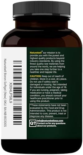 Boro 10mg, 300 Softgels con Aceite MCT | Alta Absorción | Suplemento de Boro Triple Acción para Hombres y Mujeres | Complejo de Glicinato, Citrato y - imagen 8