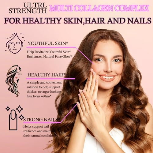 Gotas Líquidas de Colágeno Múltiple para Hombres y Mujeres - Tipo I, II, III, V, X | Colágeno Hidrolizado con Ácido Hialurónico, Biotina y Vitamina C - imagen 4