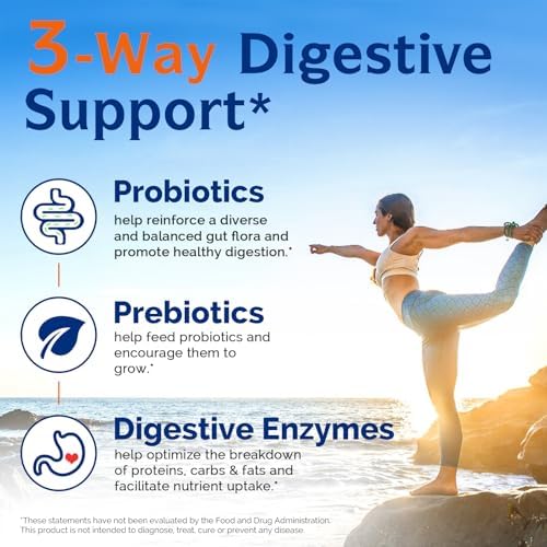 Probioticos Innate Vitality 120 Mil Millones CFUs para Hombres y Mujeres, 34 Cepas con Prebióticos y Enzimas Digestivas, Salud Inmunológica y - imagen 4