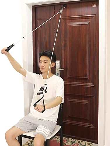 Polea para Hombro, Sistema de Polea Sobre la Puerta para Rehabilitación, Ejercicios para Terapia Física, Ayuda en la Recuperación del Manguito - imagen 1