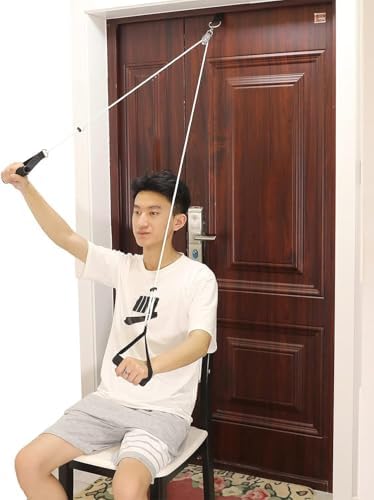 Polea para Hombro, Sistema de Polea Sobre la Puerta para Rehabilitación, Ejercicios para Terapia Física, Ayuda en la Recuperación del Manguito - imagen 2