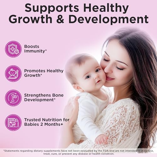 Wellements Gotas Orgánicas de Multivitaminas para Bebés (30 ml) - Sabor Cereza, Vitaminas Líquidas para Infantes y Niños Pequeños (2 Meses+) - Apoyo - imagen 2