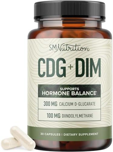 Suplemento de D-Glucarato de Calcio con DIM para Detoxificación Estrogénica y Balance Hormonal | Apoyo Hepático, Acné Hormonal, Menopausia | 30 - imagen 1