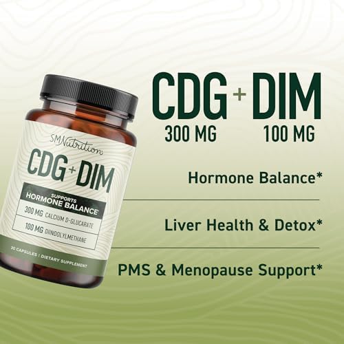 Suplemento de D-Glucarato de Calcio con DIM para Detoxificación Estrogénica y Balance Hormonal | Apoyo Hepático, Acné Hormonal, Menopausia | 30 - imagen 2