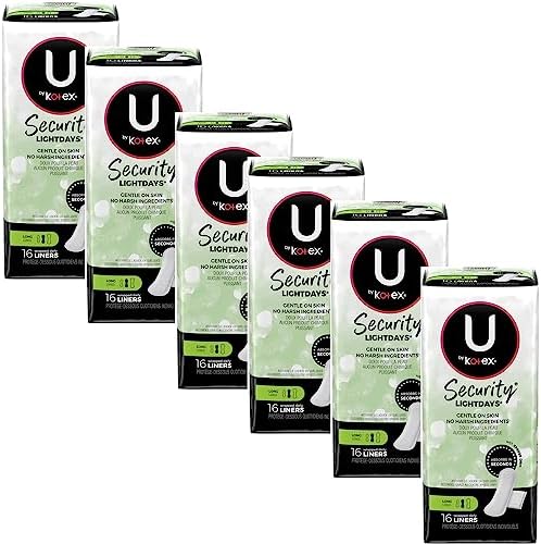 Protectores diarios Kotex Natural Balance, Largos, 16 piezas (Paquete de Seis) - imagen 1