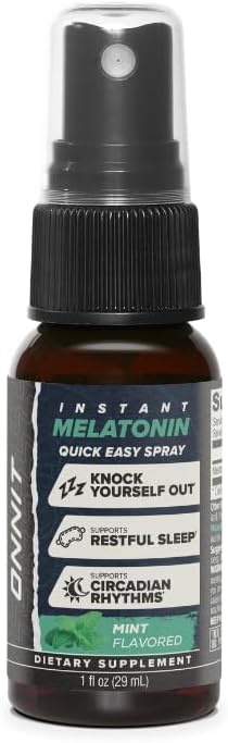 Spray de Melatonina Líquida ONNIT para Dormir, IGEN™ No Transgénico, Sabor Menta, 3mg por Spray, 1 fl oz - imagen 2