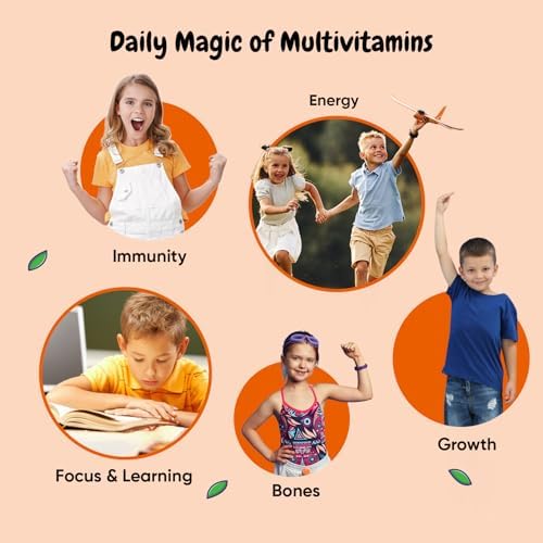 Gomitas Multivitamínicas para Niños Maxmedix con Omega 3, 6 y 9 | 20 Vitaminas Esenciales, Sabor Frambuesa y Naranja, 120 Unidades, Suministro de 2 - imagen 4
