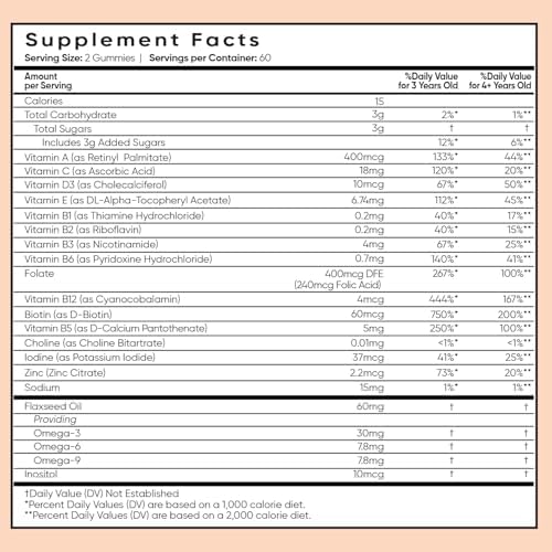 Gomitas Multivitamínicas para Niños Maxmedix con Omega 3, 6 y 9 | 20 Vitaminas Esenciales, Sabor Frambuesa y Naranja, 120 Unidades, Suministro de 2 - imagen 5