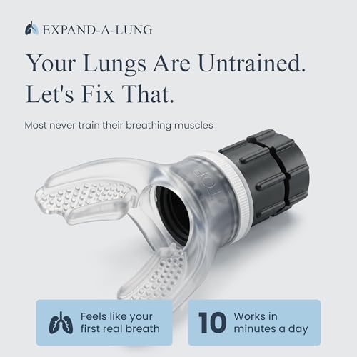 EXPAND-A-LUNG | Breathing Exercise Fitness Trainer | Inspiratory Muscle Strength Tool | Breathe Easier with Stronger Lungs | Dual-Way Inhale-Exhale Ad - imagen 4