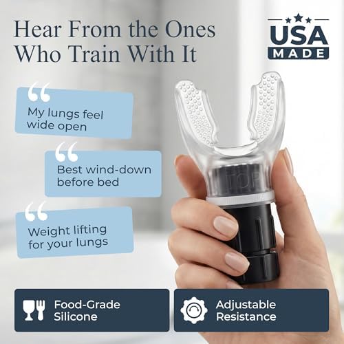 EXPAND-A-LUNG | Breathing Exercise Fitness Trainer | Inspiratory Muscle Strength Tool | Breathe Easier with Stronger Lungs | Dual-Way Inhale-Exhale Ad - imagen 5
