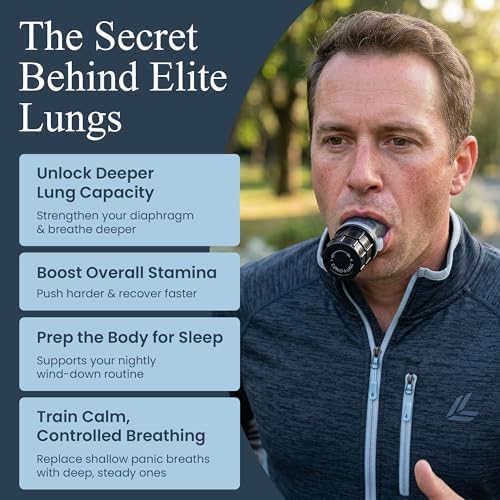 EXPAND-A-LUNG | Breathing Exercise Fitness Trainer | Inspiratory Muscle Strength Tool | Breathe Easier with Stronger Lungs | Dual-Way Inhale-Exhale Ad - imagen 6