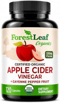 Cápsulas de Vinagre de Sidra de Manzana Orgánico USDA con Madre, 1200 mg | Veganas y No OGM | Pastillas de Vinagre de Sidra con Pimienta de Cayena y - imagen 1