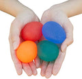 RMS 4-Pack Hand Exercise Balls - Physical & Occupational Therapy Kit for Strengthening Grip & Reducing Stiffness - Arthritis Pain Relief Exerciser for - imagen 1