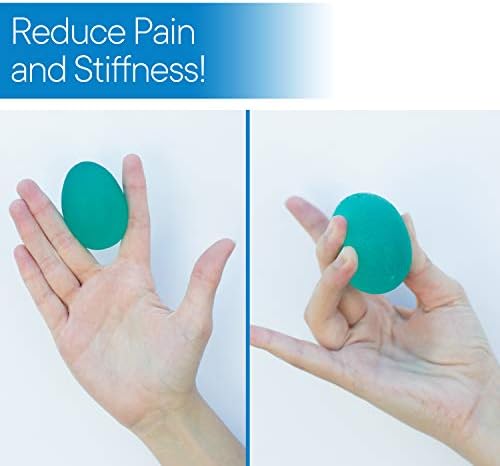 RMS 4-Pack Hand Exercise Balls - Physical & Occupational Therapy Kit for Strengthening Grip & Reducing Stiffness - Arthritis Pain Relief Exerciser for - imagen 5
