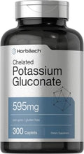 Suplemento de Gluconato de Potasio Quelado Horbäach | 595 mg | 300 Tabletas | Vegetariano, Sin OGM, Sin Gluten - imagen 1