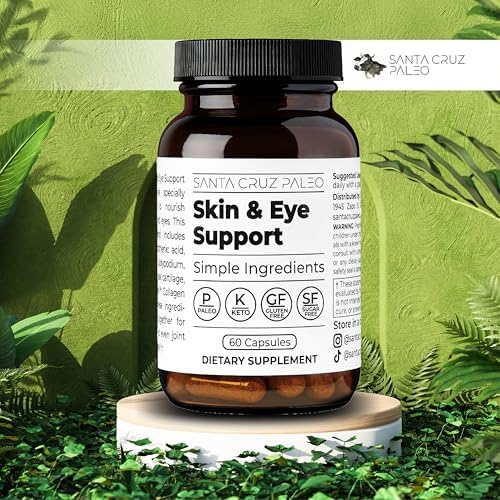 Cápsulas Santa Cruz Paleo para Piel y Ojos, Fórmula Diaria Simple, Ingredientes Limpios, Libre de Gluten, Amigable con Keto y Paleo, 60 Cápsulas - imagen 5