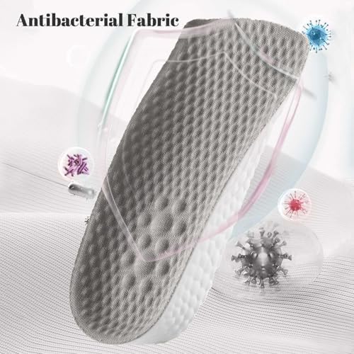 Plantillas Elevadoras para Hombres y Mujeres, Almohadillas Ortopédicas para Arco del Pie, 3 Pares (1.5cm, 2.5cm, 3.5cm) - Color Gris - imagen 7