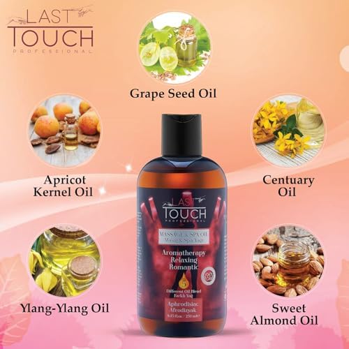 Aceite de Masaje Afrodisíaco para Parejas - Aceite de Masaje para Citas - Aceite Aromaterapia para Momentos Íntimos - Relajante Muscular 8.45 Fl Oz. - imagen 4