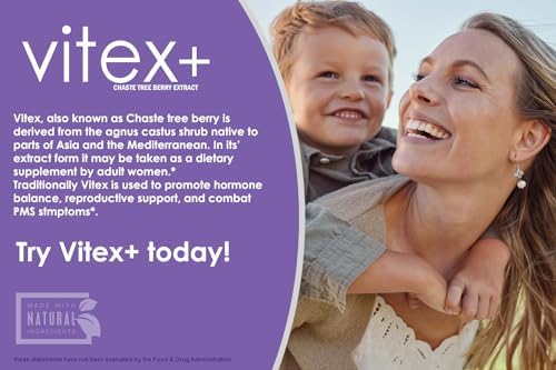 VH Nutrition VITEX+ | Suplemento de Vitex para Mujeres | Apoyo a la Fertilidad y Balance Hormonal* | 650mg por Porción | 60 Cápsulas - imagen 2