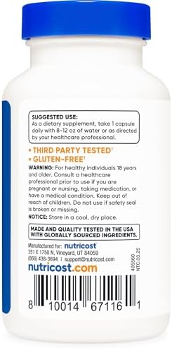 Nutricost Extracto de Aloe Vera 120 Cápsulas - 120 Porciones por Botella, Libre de Gluten y OGM, Apto para Vegetarianos - imagen 4
