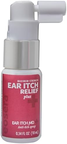 Eosera Ear Itch MD +Plus Spray Antipicazón - 10 mL - 1% Hidrocortisona - Gotas para Oídos para Picazón, Inflamación, Psoriasis y Eccema - imagen 2