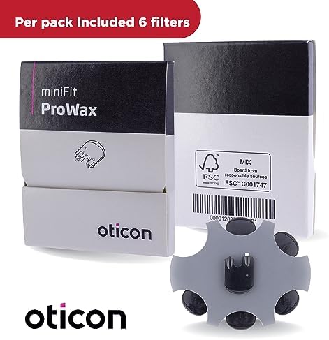 Filtros ProWax Minifit Originales de Oticon, Repuestos OEM para Audífonos Oticon, Accesorios Originales de Dinamarca para Rendimiento Óptimo (2 - imagen 3