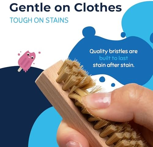 Cepillo de Lavado Miss Mouth’s Messy Eater – Cepillo Suave para Ropa, Ideal para Limpiar Manchas y Pre-tratar Prendas Delicadas - imagen 4