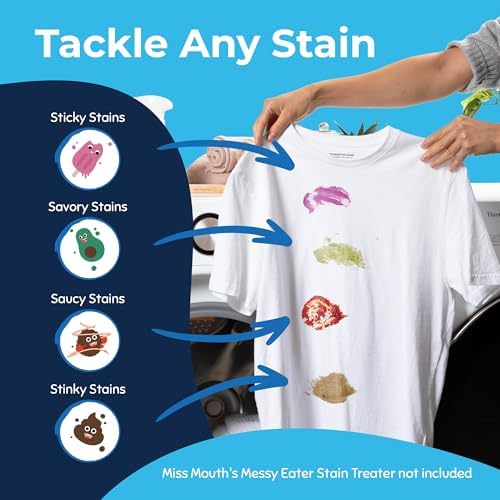 Cepillo de Lavado Miss Mouth’s Messy Eater – Cepillo Suave para Ropa, Ideal para Limpiar Manchas y Pre-tratar Prendas Delicadas - imagen 6