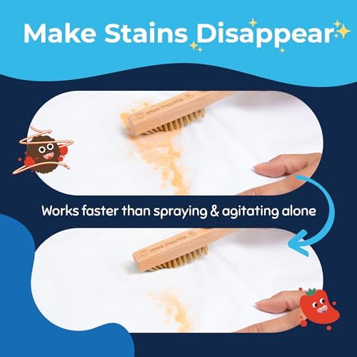 Cepillo de Lavado Miss Mouth’s Messy Eater – Cepillo Suave para Ropa, Ideal para Limpiar Manchas y Pre-tratar Prendas Delicadas - imagen 8