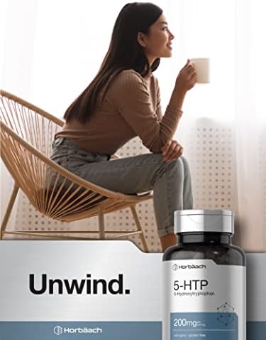 Suplemento Horbäach 5HTP 200mg | 180 Cápsulas | 5 Hidroxitriptófano | Griffonia Simplicifolia | Alta Potencia | Sin OGM, Libre de Gluten - imagen 6