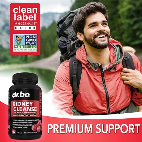 Suplemento de Apoyo Detox para Riñones - Extracto Natural de Arándano, Bayas de Juniper, Buchu y Uva Ursi para la Salud de Riñones, Vejiga y Tracto - imagen 5