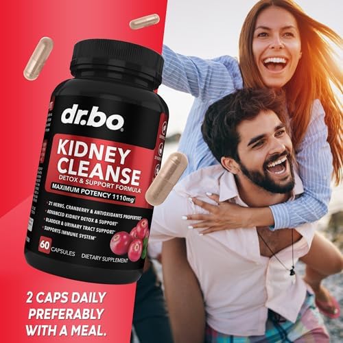 Suplemento de Apoyo Detox para Riñones - Extracto Natural de Arándano, Bayas de Juniper, Buchu y Uva Ursi para la Salud de Riñones, Vejiga y Tracto - imagen 7
