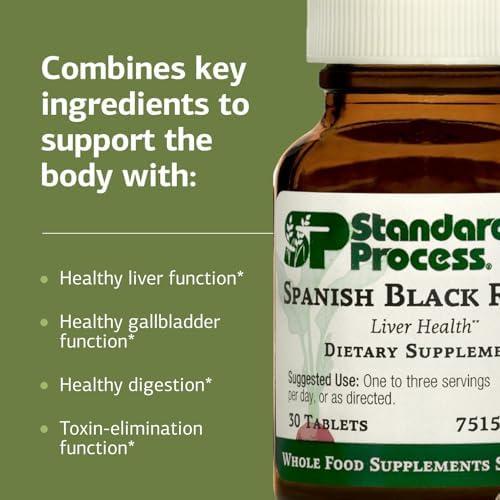 Suplemento Dietético de Rábano Negro Español Standard Process - Salud Hepática y Apoyo Digestivo - Sin Gluten, Sin Lácteos y Sin Soja - 30 Tabletas - imagen 4