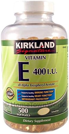 Vitamina E 400 IU 500 Softgels - Apoya un Sistema Inmunológico Saludable - imagen 1