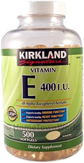 Vitamina E 400 IU 500 Softgels - Apoya un Sistema Inmunológico Saludable - imagen 1