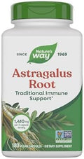 Raíz de Astrágalo de Nature's Way, Apoyo Inmunológico Tradicional*, Verificado por Non-GMO, Vegano, 180 Cápsulas - imagen 1