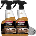 Limpiador y Acondicionador de Cuero Weiman para Muebles - Paquete de 2 de 12 Onzas - Protección Ultra Violeta para Evitar Grietas y Desvanecimiento - imagen 1