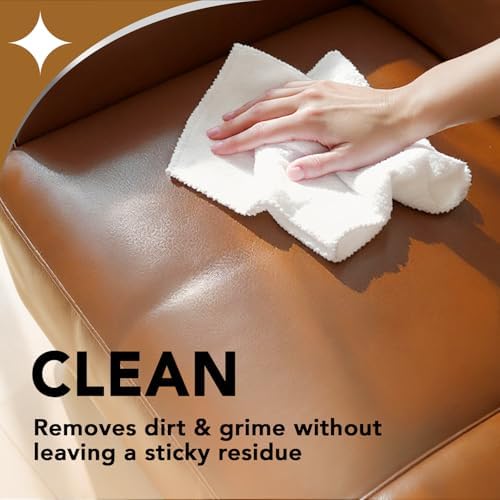 Limpiador y Acondicionador de Cuero Weiman para Muebles - Paquete de 2 de 12 Onzas - Protección Ultra Violeta para Evitar Grietas y Desvanecimiento - imagen 4